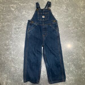 Carhartt Kids Overalls - Dark Blue Denim